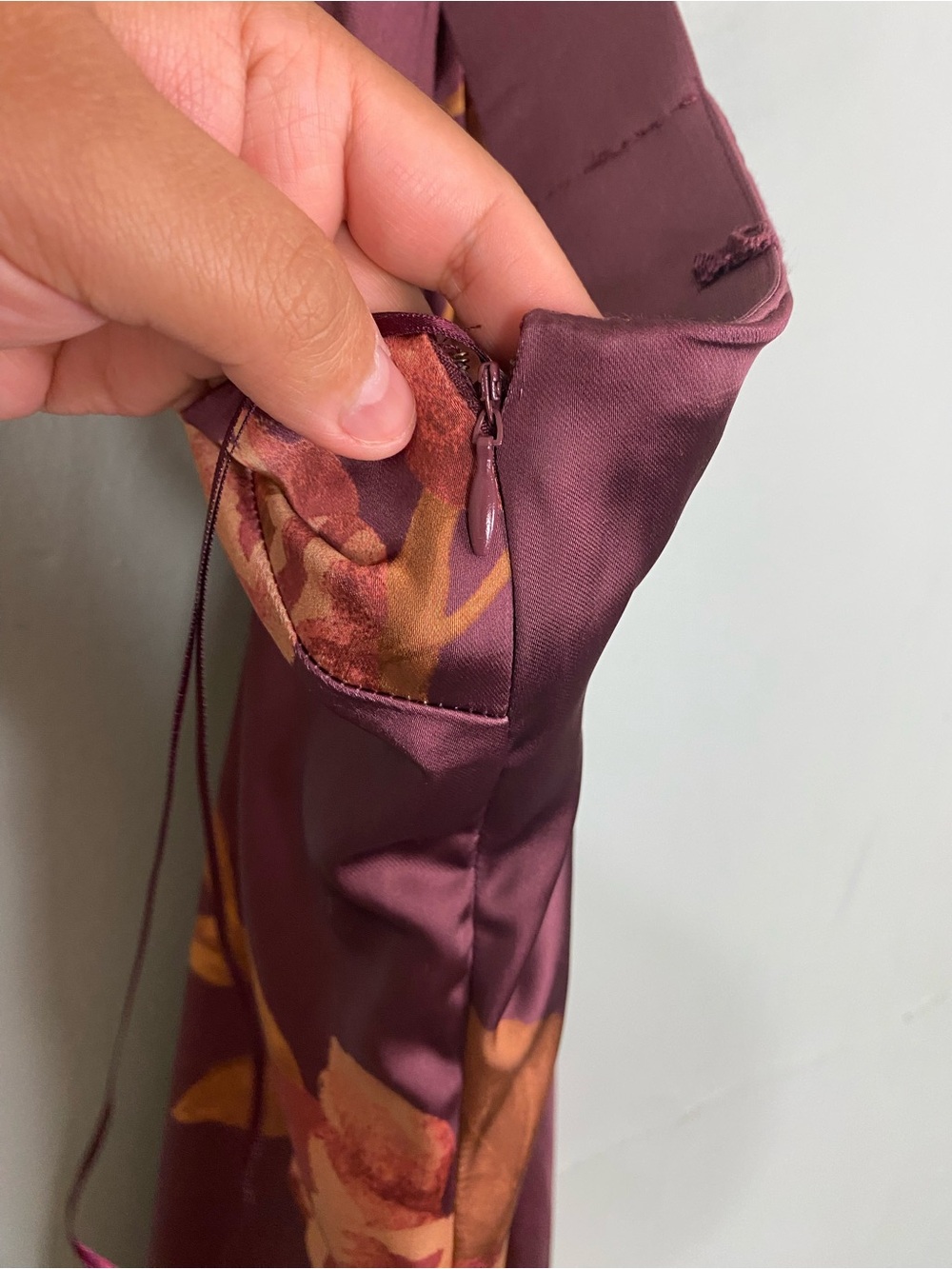 Free People Botanical Maxi Dress Brown Floral Strapless Pleated Sundress XS - Picture 11 of 12